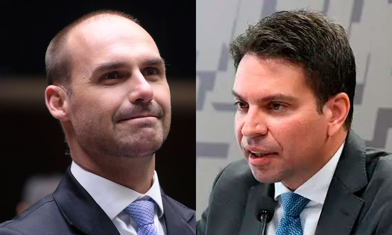 Eduardo Bolsonaro e Alexandre Ramagem