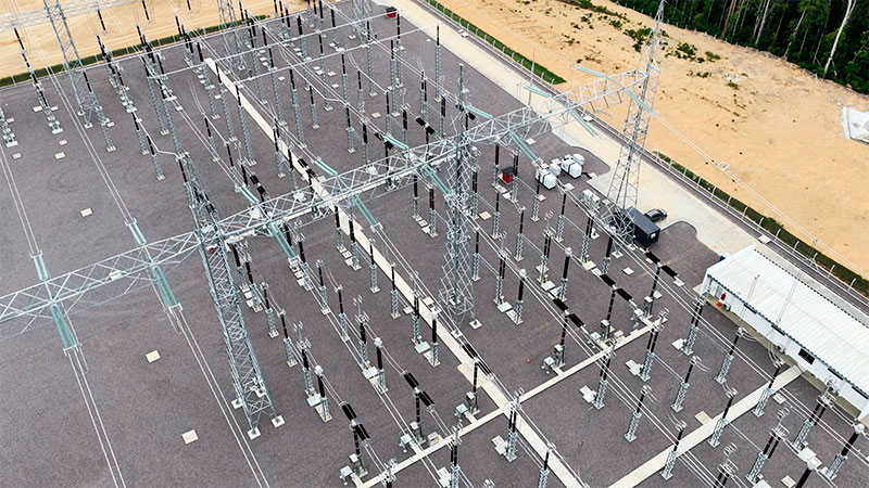 Eneva energia subestação