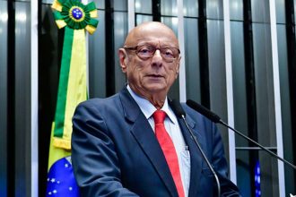 Esperidião Amin é amigo do ex-presidente Jair Bolsonaro (Foto: Waldemir Barreto/Agência Senado)