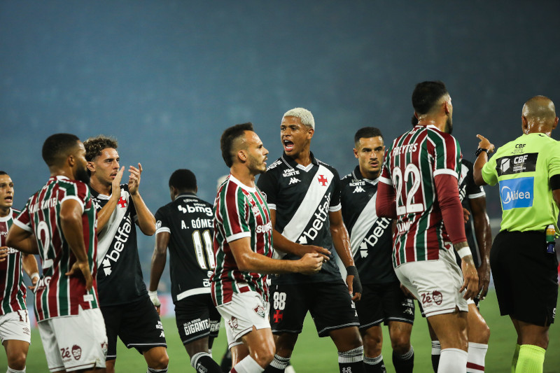 Lance de jogo: Vasco perdeu no tempo regulamentar, mas superou o Fluminense nos pênaltis (Foto: Filipe Reveles/Estadão Conteúdo)