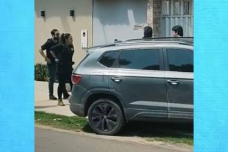 Policiais civis foram acionados para atender a ocorrência (Foto: WhatsApp/Reprodução)