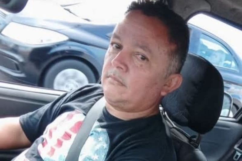 Durante a internação, Gilson da Silva, de 57 anos, complicações sérias (Foto: WhatsApp/Reprodução)