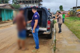 O crime aconteceu em Fonte Boa e o suspeito foi preso em Jutaí, no interior do Amazonas (Foto: Divulgação)