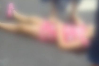 Flávia Rafaely Santos dos Santos, 6 anos, não resistiu aos graves ferimentos (Foto: WhastApp/Reprodução)