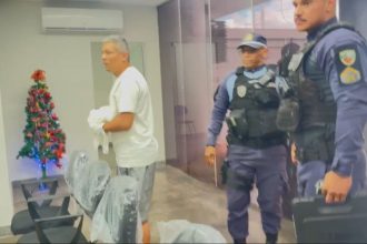 Joilson da Silva Ferreira Junior, de 33 anos, foi preso pela Polícia Militar (Foto: WhatsApp/Reprodução)
