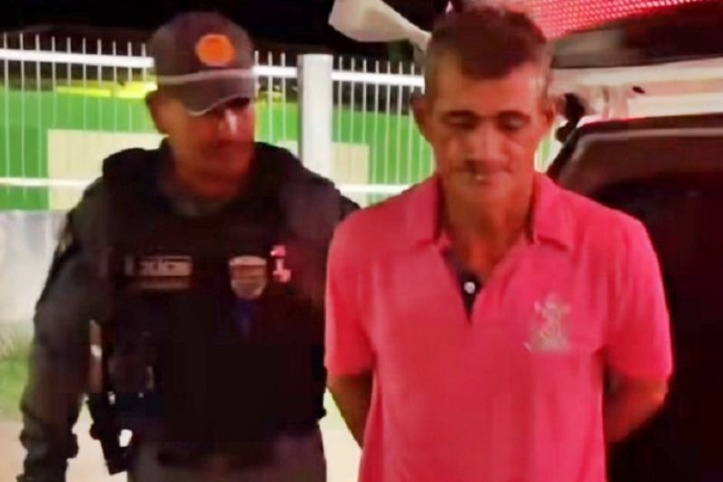 À polícia, o suspeito afirmou que agiu em legítima defesa (Foto: WhatsApp/Reprodução)