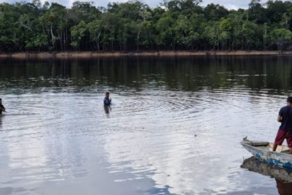 Buscas estão sendo realizadas, mas, até o momento, nenhum vestígio do desaparecido foi encontrado (Foto: WhatsApp/Reprodução)