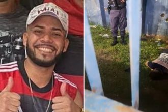 Eliel da Silva Lopes, de 31 anos, foi assassinado com 11 tiros no bairro Compensa (Foto: WhatsApp/Reprodução)