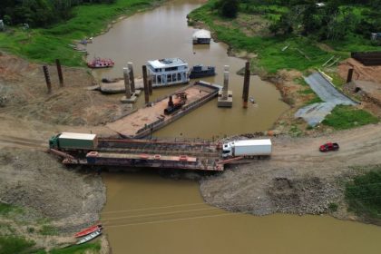 Ponte sobre o rio Autaz-Mirim (Foto: Divulgação/DNIT)