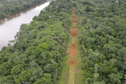 Pista clandestina foi destruída por militares do Exército (Foto: FAB/Divulgação)