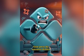 Boneco do PIX bravo com a direita: contra-ataque a fake news (Imagem: Instagram/Reprodução)