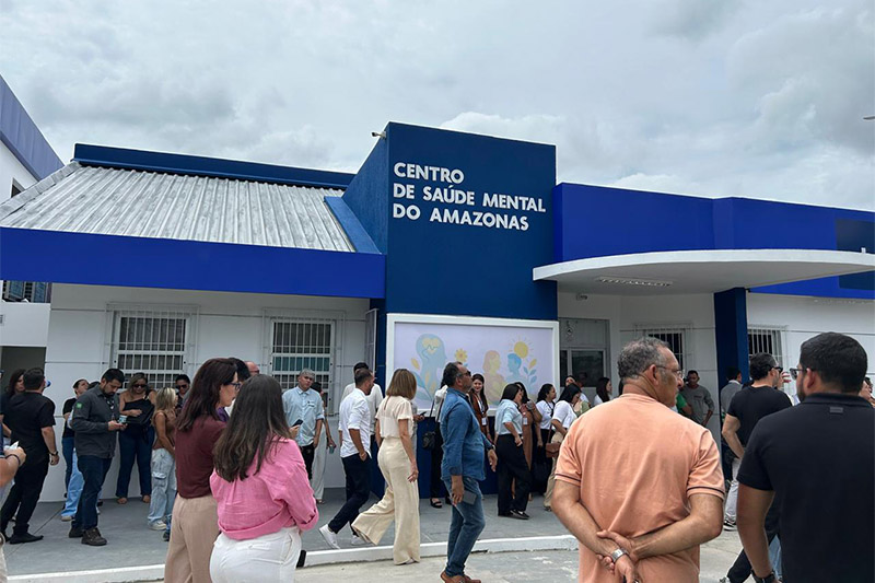 Centro de Saúde Mental também funcionará como hospital com internações (Foto: Feifiane Ramos/AM ATUAL)