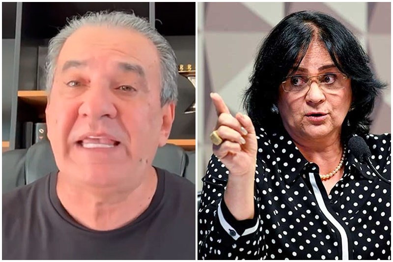Malafaia chamou Damares de 'linguaruda' em briga sobre investigação de igrejas e pastores pela CPI (Fotos: YouTube/Reprodução e Geraldo Magela/Ag. Senado)