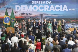 Presidente Lula em solenidade sobre o 8/1: veto ao PL da dosimetria (Foto: Marcelo Camargo/ABr)