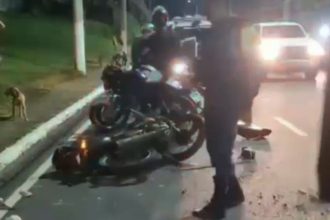 O acidente aconteceu na Avenida Coronel Teixeira, zona oeste da capital amazonense