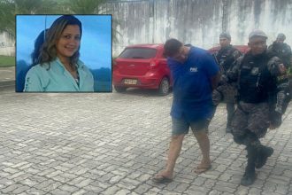 Alesson Pessoa Mota foi preso pela Rocam na zona Oeste da capital amazonense (Foto: WhatsApp/Reprodução)