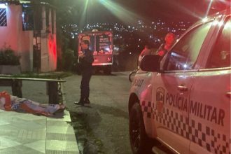 O crime aconteceu no bairro Monte das Oliveiras, na zona norte da cidade (Foto: WhatsApp/Reprodução)