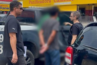O homem de 41 anos foi preso pela Polícia Civil do Amazonas (Foto: WhatsApp/Reprodução)