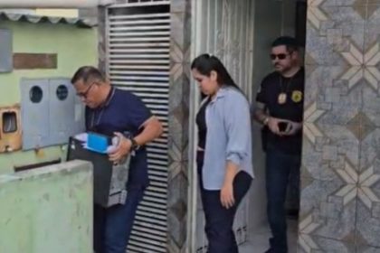 Hydala Cristina Cardoso de Souza, de 32 anos, foi presa pela Polícia Civil do Amazonas (Foto: WhatsApp/Reprodução)