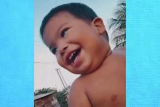 Menino passou por cirurgia de emergência, mas não resistiu aos ferimentos (Foto: WhatsApp/Reprodução)