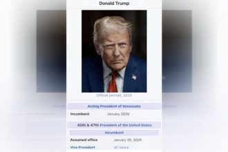 Donald Trump fez publicação idêntica à biografia na Wikipedia (Imagem: Truth Social/Reprodução)