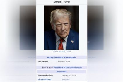 Donald Trump fez publicação idêntica à biografia na Wikipedia (Imagem: Truth Social/Reprodução)