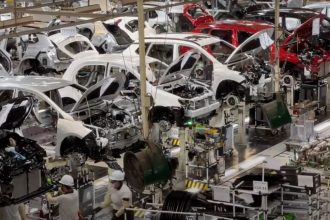 Fábrica da Toyota em Sorocaba (SP): recursos do BNDES para adquirir novas máquinas (Imagem: YouTube/Reprodução)