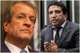 Valdemar Costa Neto e Magno Malta tiveram pedidos para visitar Bolsonaro rejeitados (Foto: Moreira Mariz/Ag. Senado e Valter Campanato/ABr)