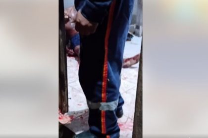 O caso aconteceu no município de Coari, a 363 quilômetros de Manaus (Foto: WhatsApp/Reprodução)