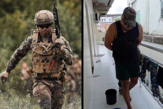 Denilson Laerte dos Santos, de 27 anos, foi preso pela Polícia Civil do Amazonas (Foto: WhatsApp/Reprodução)