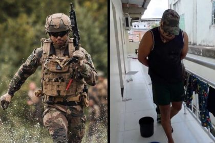Denilson Laerte dos Santos, de 27 anos, foi preso pela Polícia Civil do Amazonas (Foto: WhatsApp/Reprodução)