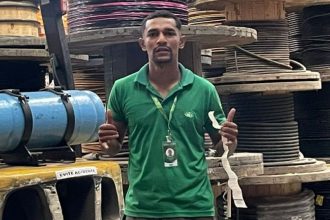 Johnas Rabelo da Cunha, 28 anos, conhecido como “Jacaré”, não resistiu aos ferimentos (Foto: WhatsApp/Reprodução)