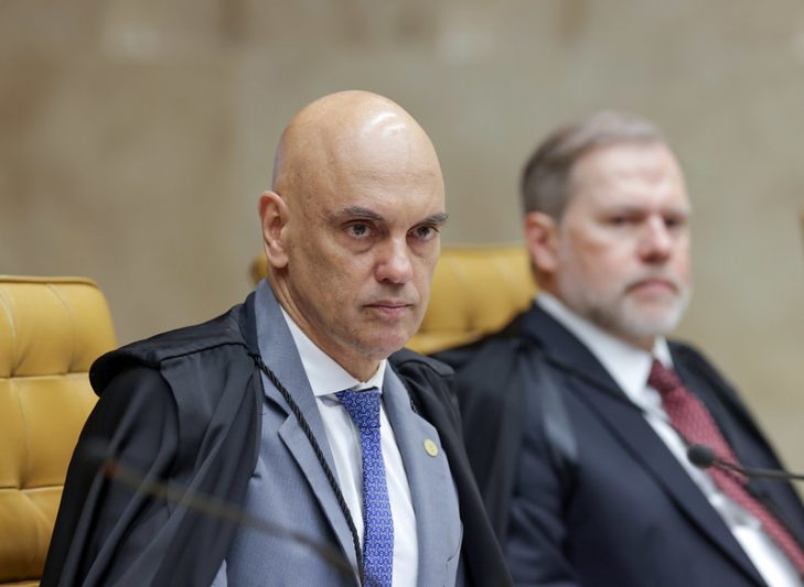 Ministros Alexandre de Moraes e Dias Toffoli