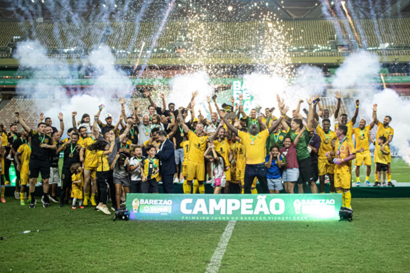Com o título, Amazonas obteve vaga na Copa do Brasil e na Copa Norte (Foto: João Normando/AMFC)
