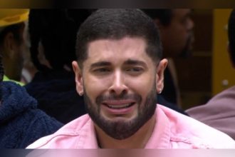 Marcelo chorou ao ser eliminado do BBB 26 no Paredão desta terça (Imagem: Globoplay/Reprodução)