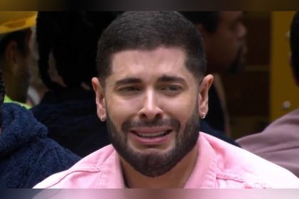 Marcelo chorou ao ser eliminado do BBB 26 no Paredão desta terça (Imagem: Globoplay/Reprodução)