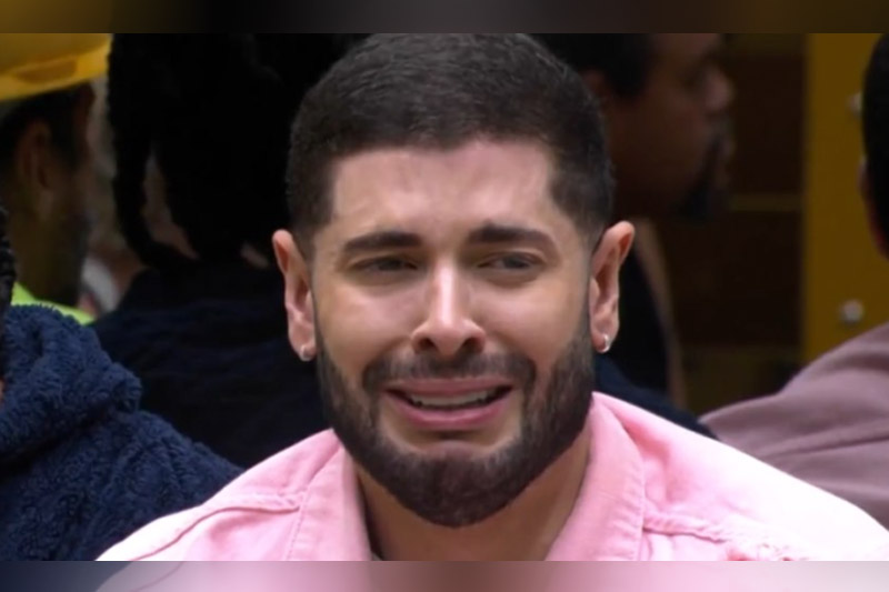 Marcelo chorou ao ser eliminado do BBB 26 no Paredão desta terça (Imagem: Globoplay/Reprodução)