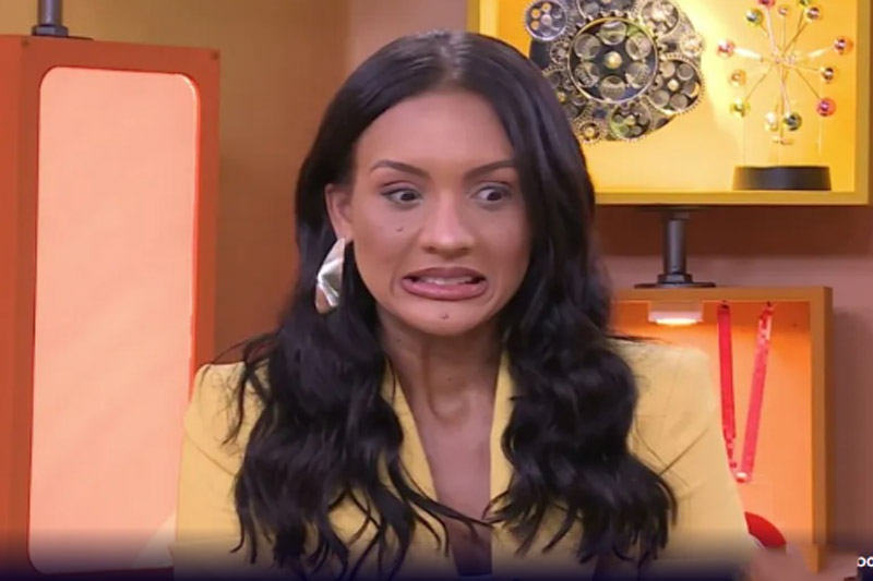 Maxiane foi a sexta eliminada no BBB 26 (Imagem: Globoplay/Reprodução)