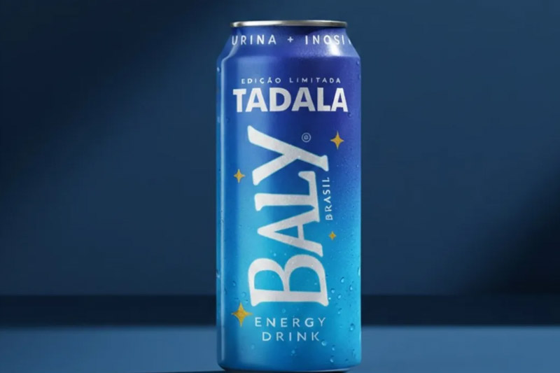 Energético Baby Tadala gerou preocupação no Conselho de Farmácia por associação a remédio para disfunção erétil (Foto: Google/Reprodução)