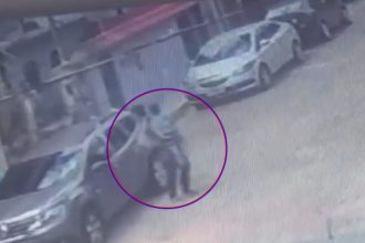 O caso aconteceu no bairro Presidente Vargas, na zona sul da capital (Foto: WhatsApp/reprodução)