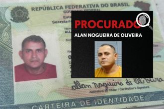 Allan Nogueira de Oliveira, de 33 anos, em uma casa no bairrpo Zumbi (Foto: WhatsApp/Reprodução)