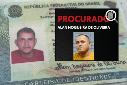 Allan Nogueira de Oliveira, de 33 anos, em uma casa no bairrpo Zumbi (Foto: WhatsApp/Reprodução)