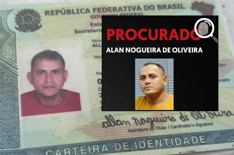 Allan Nogueira de Oliveira, de 33 anos, em uma casa no bairrpo Zumbi (Foto: WhatsApp/Reprodução)