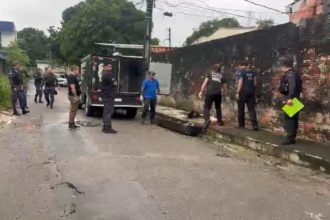 Isaque Simões da Silva, de 29 anos, foi morto na rua São Luiz, no bairro Flores (Foto: WhatsApp/Reprodução)