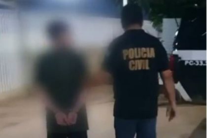 O homem de 24 anos foi preso em Urucurituba, no interior do Amazonas (Foto: WhatsApp/Reprodução)