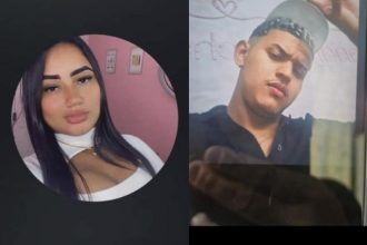 Fabiane Marques dos Santos, de 22 anos, foi encontrada morta. O suspeito do assassinato, Felipe Ferreira, fugiu (Foto: WhatsApp/Reprodução)