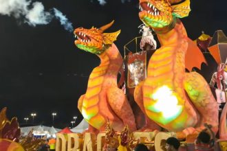 Dragões do Império desfilara no Grupo especial do Carnaval de Manaus em 2027 (Imagem: YouTube/Reprodução)