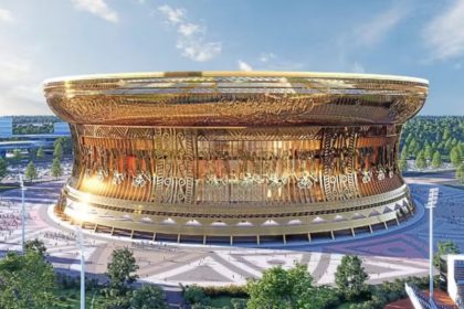 Projeto do Estádio Trong Dong: obra monumental (Imagem: Divulgação)