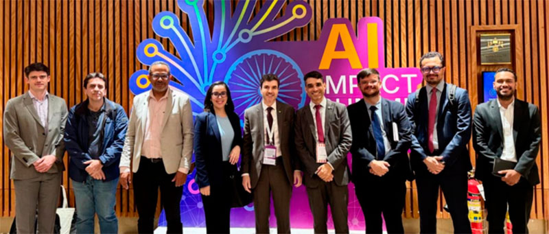 Inmetro em evento de IA na Índia