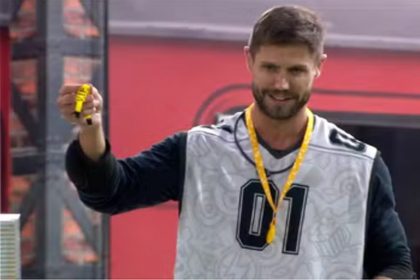 Jonas Sulzbach é o novo líder do BBB 26 (Imagem: Globoplay/Reprodução)